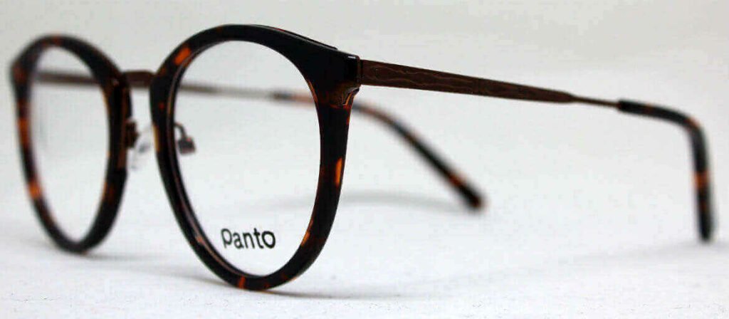 Paris Dark Brown Pantoglasses