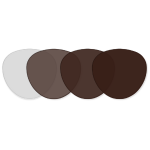 Photochromic Earth Brown Lens