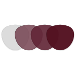 Photochromic  Cherry Red Lens